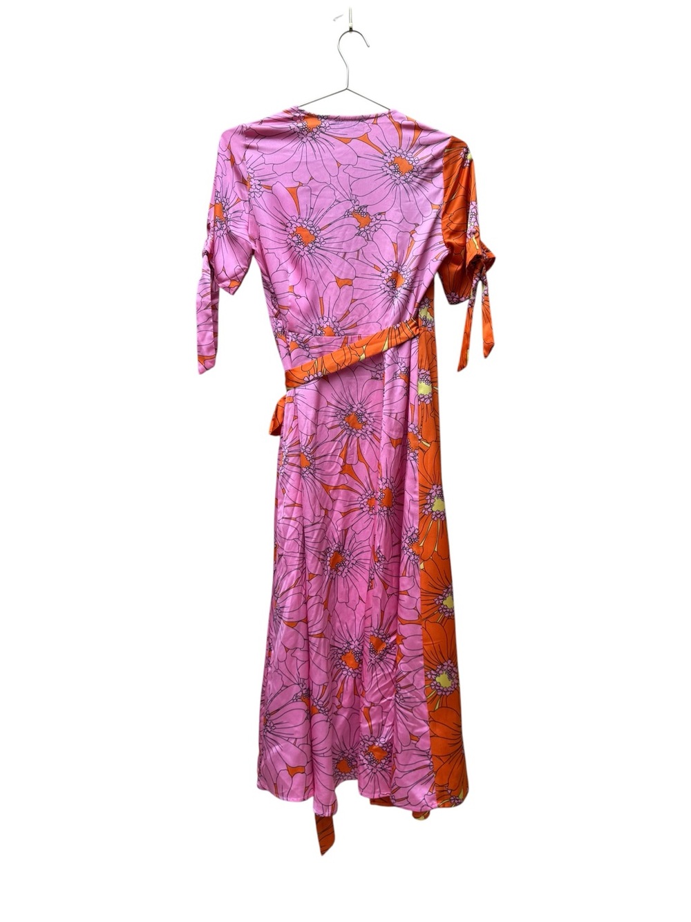 NEVER FULLY DRESSED Iris Zsa Zsa Dress Pink And Orange 4 - Picture 7 of 10